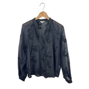 Ultra Pink Embroidered Rhinestone Top